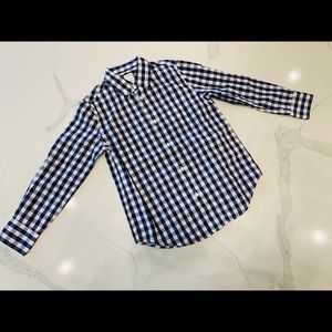 Crewcuts factory pattern shirt. NWT. Sz 6-7